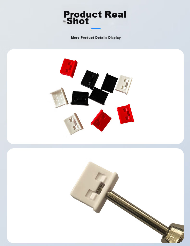 USB-блокиратор Suoli, заглушка для USB-порта, физическая защита от кражи данных, пылезащитная, черная, 100 шт. + 4 инструмента