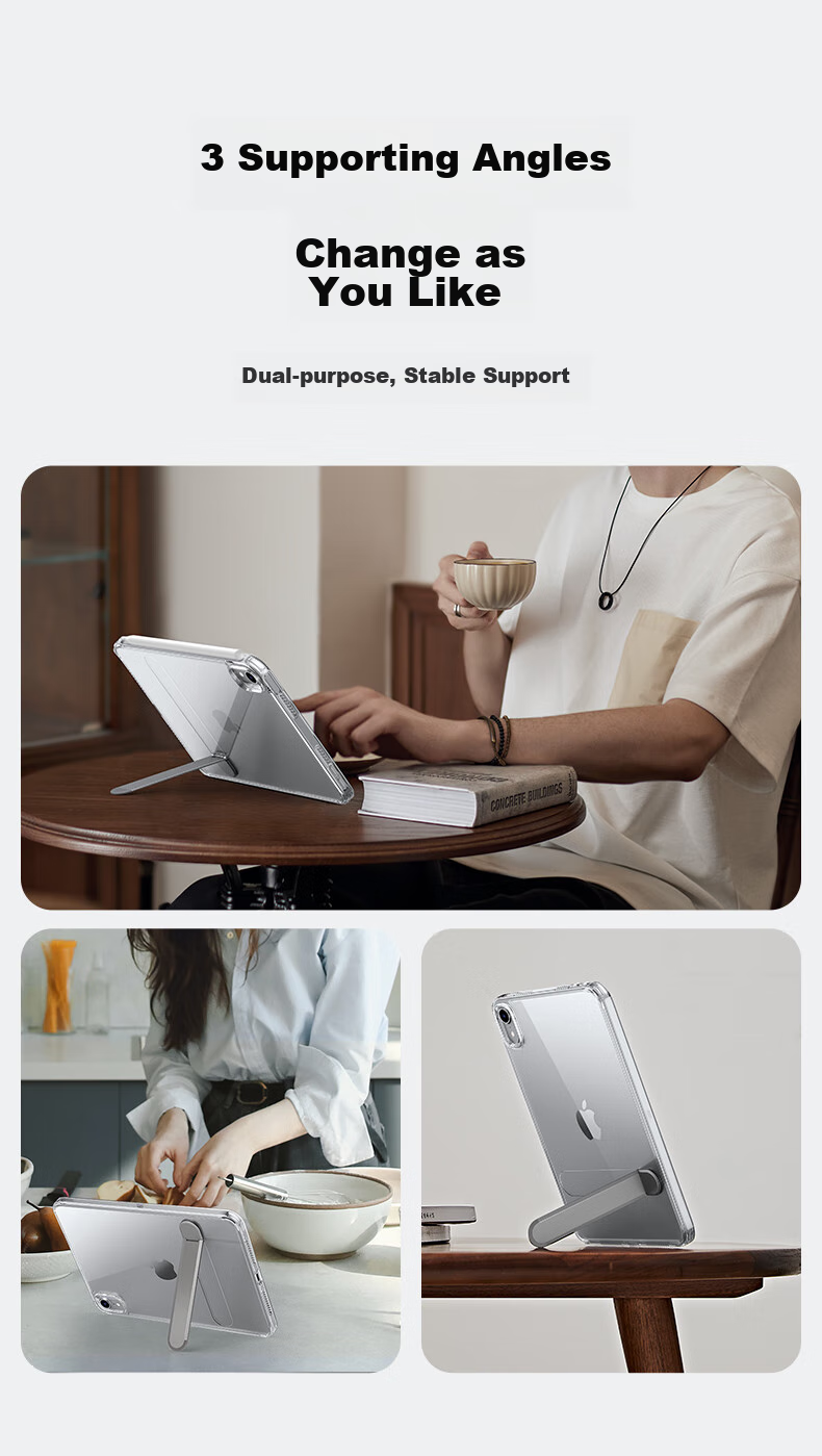 Защитный чехол ESR для iPad mini 7/6, прозрачный, с подставкой, 8.3 дюйма