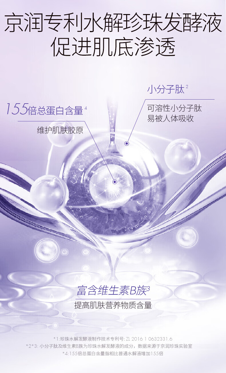 京润珍珠（gNPearl） 珍珠霜20g 面霜补水弹润肌肤 保湿提拉紧致 日晚霜贵妇膏护肤品