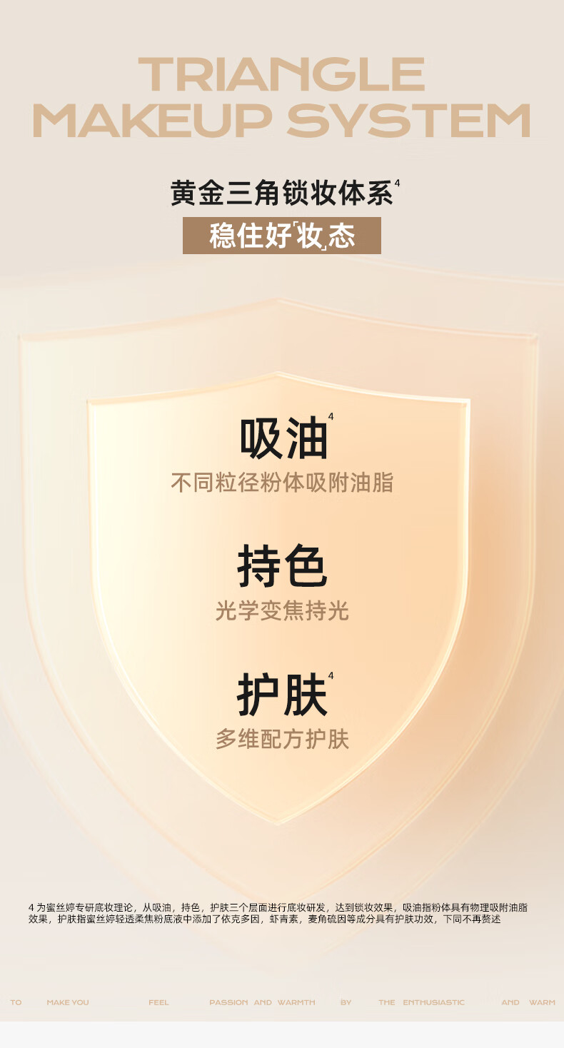Mistine （蜜丝婷）蓝盾粉底液遮瑕干皮混皮敏感肌粉底30gLF100瓷白色