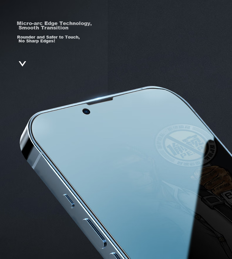 Защитное стекло Lanxingxiansheng для Apple iPhone 13 Pro Max, HD, антибликовое, полноэкранное, закаленное, противоударное, защита от отпечатков пальцев