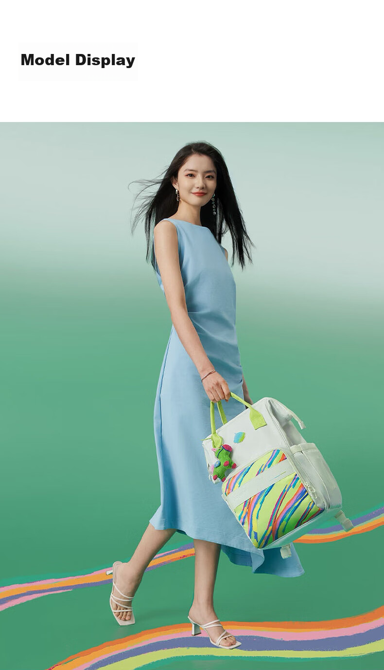 Рюкзак-переноска для детей Babycare Mommy Bag, многофункциональный, вместительный, для мам, с отделением для бутылок, серый