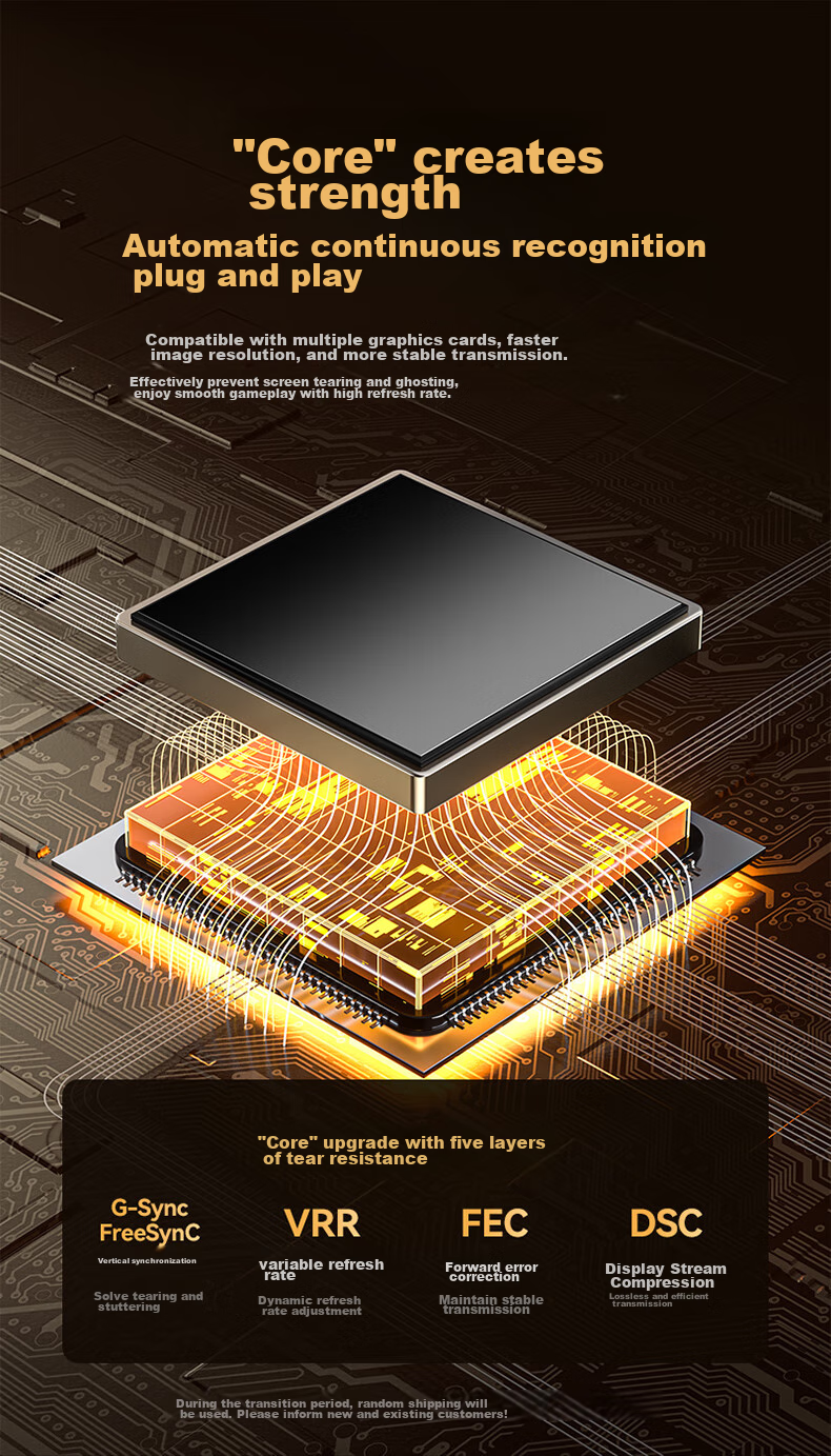 Адаптер-кабель SAMZHE DP 1.4 на Type-C, двунаправленный, Thunderbolt 4/5, 8K60/4K240Hz, для Apple ноутбуков и телефонов, HZ15