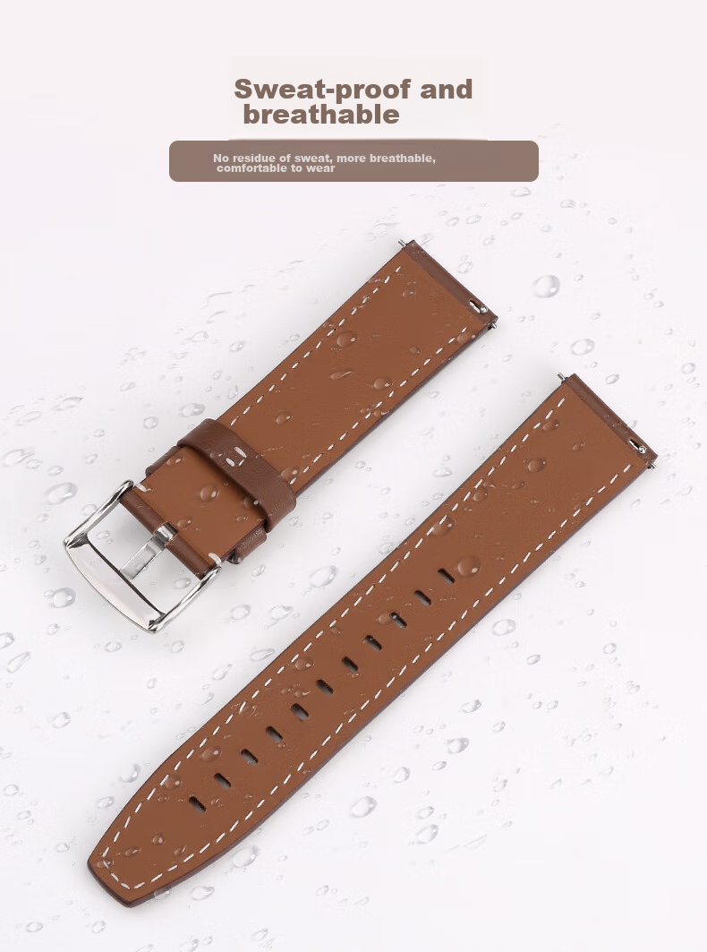 Ремешок для смарт-часов Xiaopijiang из натуральной кожи, совместимый с Huawei Watch GT6/GT5Pro/GT4, универсальный ремешок для Huawei Watch 5 женская модель, верхний слой коровьей кожи, для часов 42/41 мм, натуральная кожа