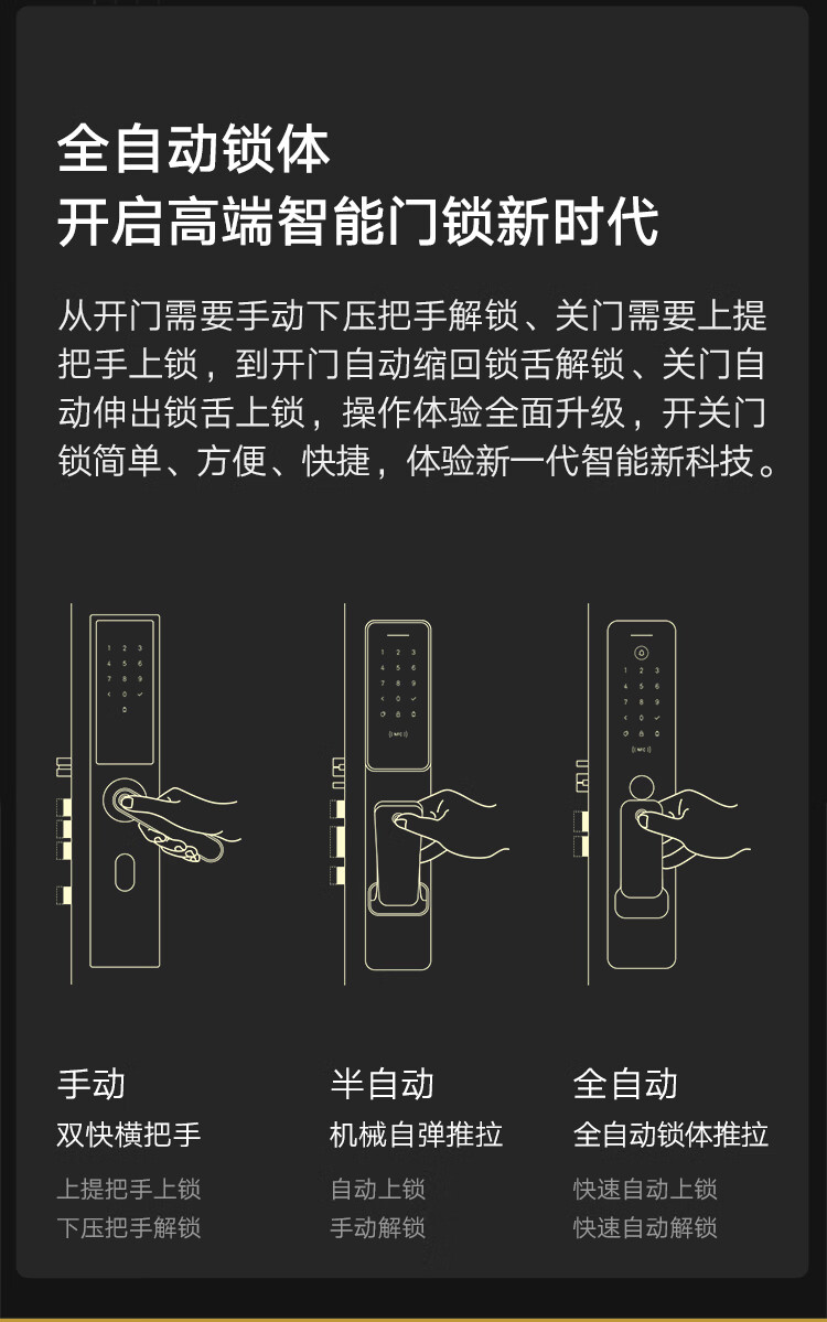 小米小米全自动智能门锁怎么样上手一周说讲感受