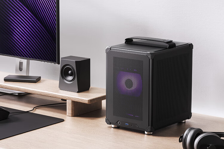 Корпус JONSBO C6 Handle Version Black MATX, черный, M-ATX, Mini-ITX, ATX блок питания, до 75 мм кулер, до 255 мм видеокарта