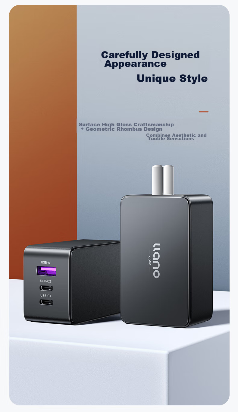 Llano 65W GaN зарядное устройство для ноутбука, Type-C кабель, быстрая зарядка PD, совместимое с MacBook, Xiaomi, Huawei, Lenovo, Apple, адаптер питания