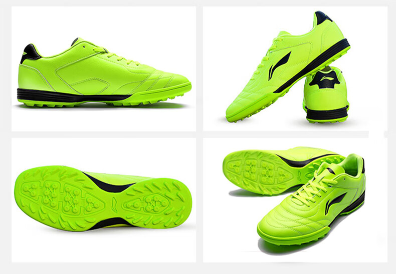 Футбольные бутсы Li-Ning для мужчин и женщин, профессиональные тренировочные шиповки TF для взрослых, подростков и детей, размер 40