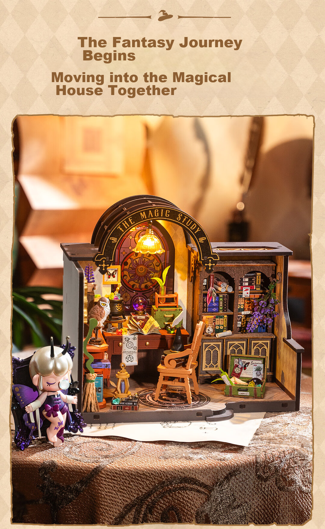 Конструктор Rolife Magic Bookhouse