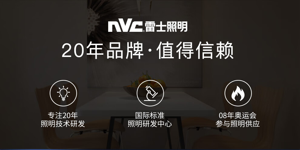 雷士照明（NVC）led灯管T5一体化灯管便捷安装灯带 室内长条节能耐用灯 T5灯管 12W/1米 1只装（需自购链接头） 暖白光
