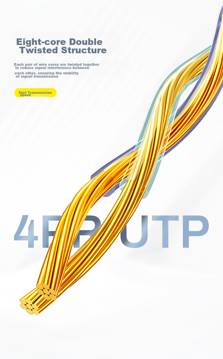 Сетевой кабель SAMZHE CAT6A Slim, чистая медь, 10 Gigabit, 1 метр, белый
