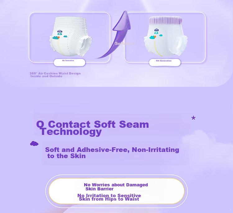 Подгузники-трусики Suitsky Vitamin E Pro Cream, XXXL, 26 шт., 17 кг и более, для чувствительной кожи, мягкие