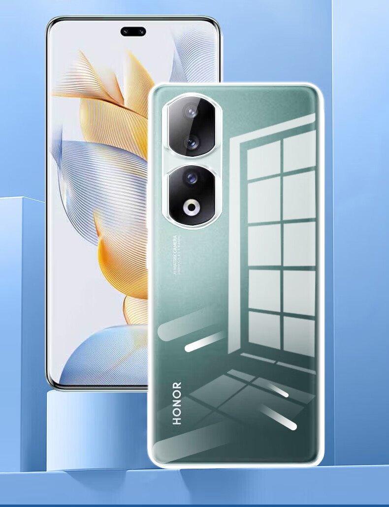 Противоударный чехол KOOLIFE для Huawei Honor 90 Pro, прозрачный, силиконовый, с защитой камеры, простой стиль