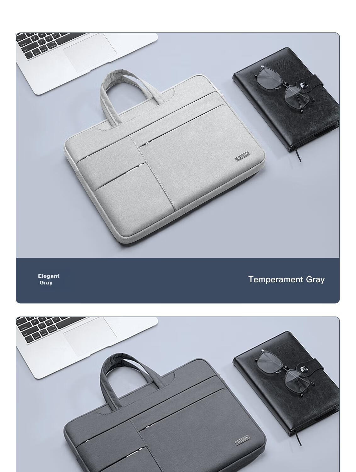 Taikesen Сумка для ноутбука, водоотталкивающая, черная, для Huawei/Apple Macbook/Lenovo 15-16 дюймов