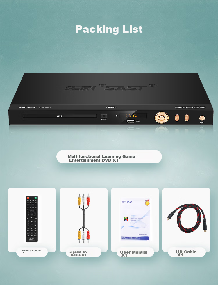 DVD-плеер SAST PDVD-919A, CD, VCD, USB