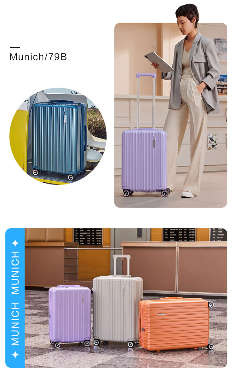 Чемодан AMERICAN TOURISTER, 28 дюймов, большой вместимости, с расширением, кодовым замком, колесами-самолетами, синий