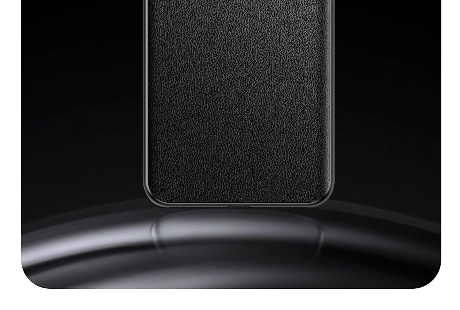 Чехол-накладка DIVI для Huawei Pura70, из натуральной кожи, противоударный, черный