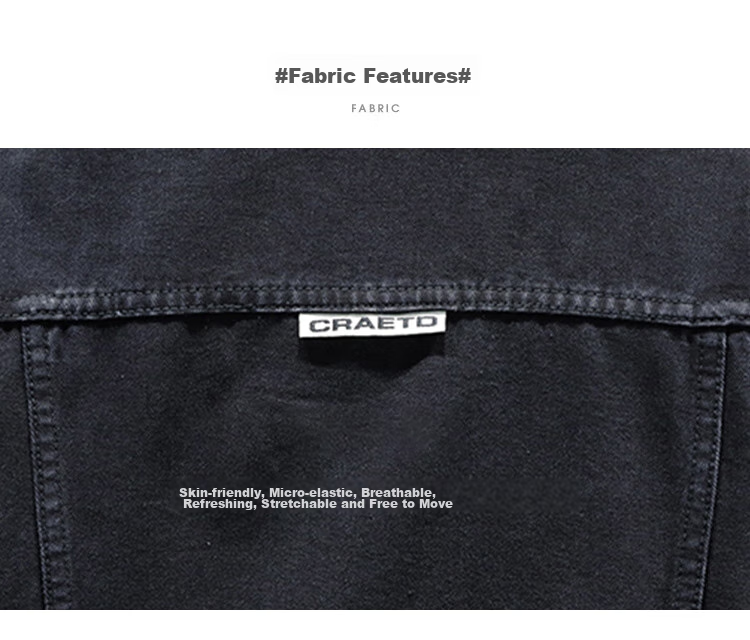 Джинсовая куртка Jeanswest мужская, весна 2026, трендовая рабочая куртка с отложным воротником, синяя, XL