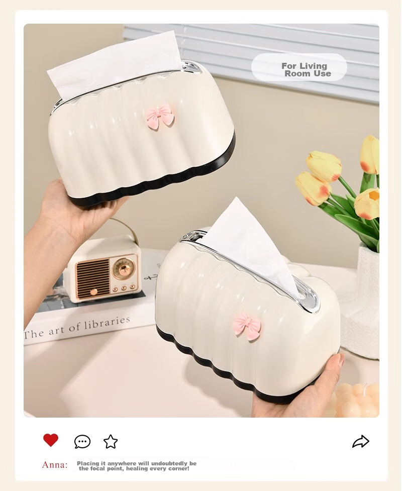 Шкатулка для хранения косметики Jiadu, роскошная настольная декоративная коробка для салфеток, креативный органайзер для гостиной