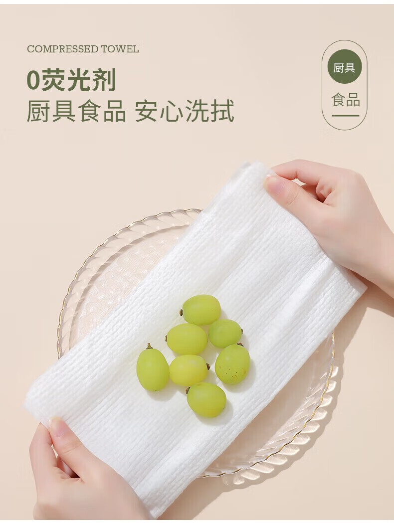 尔木萄（AMORTALS）压缩毛巾一次性洗脸巾网红便携式旅行全棉加厚小方巾20粒美容洁面 糖果压缩毛巾3包【60粒】