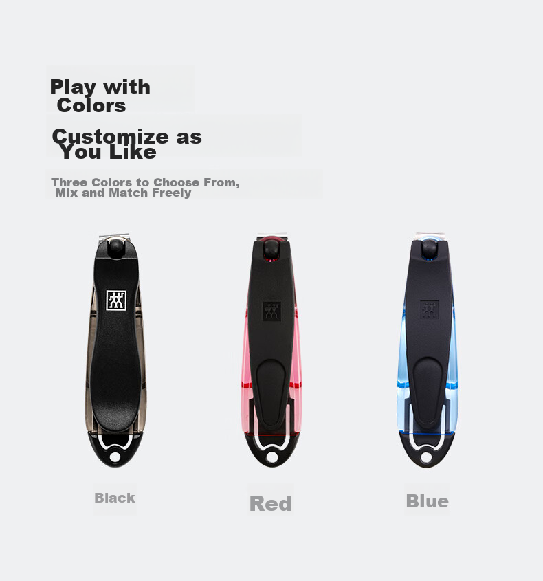 ZWILLING 360-градусный вращающийся маникюрный клиппер, импортный, анти-брызг, из нержавеющей стали с пилкой, Германия