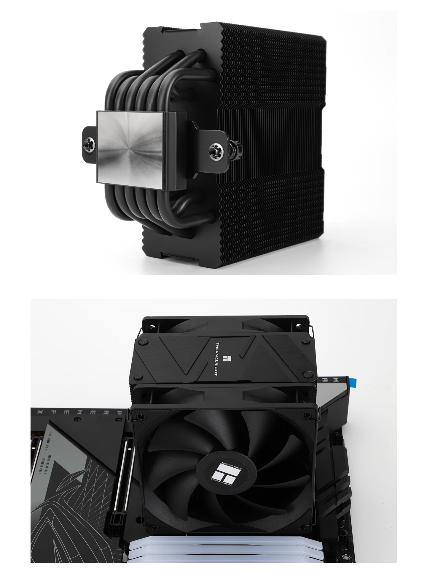 Кулер для процессора Thermalright Burst Assassin 120 EVO DARK, 6 тепловых трубок, AGHP, BA120 EVO DARK