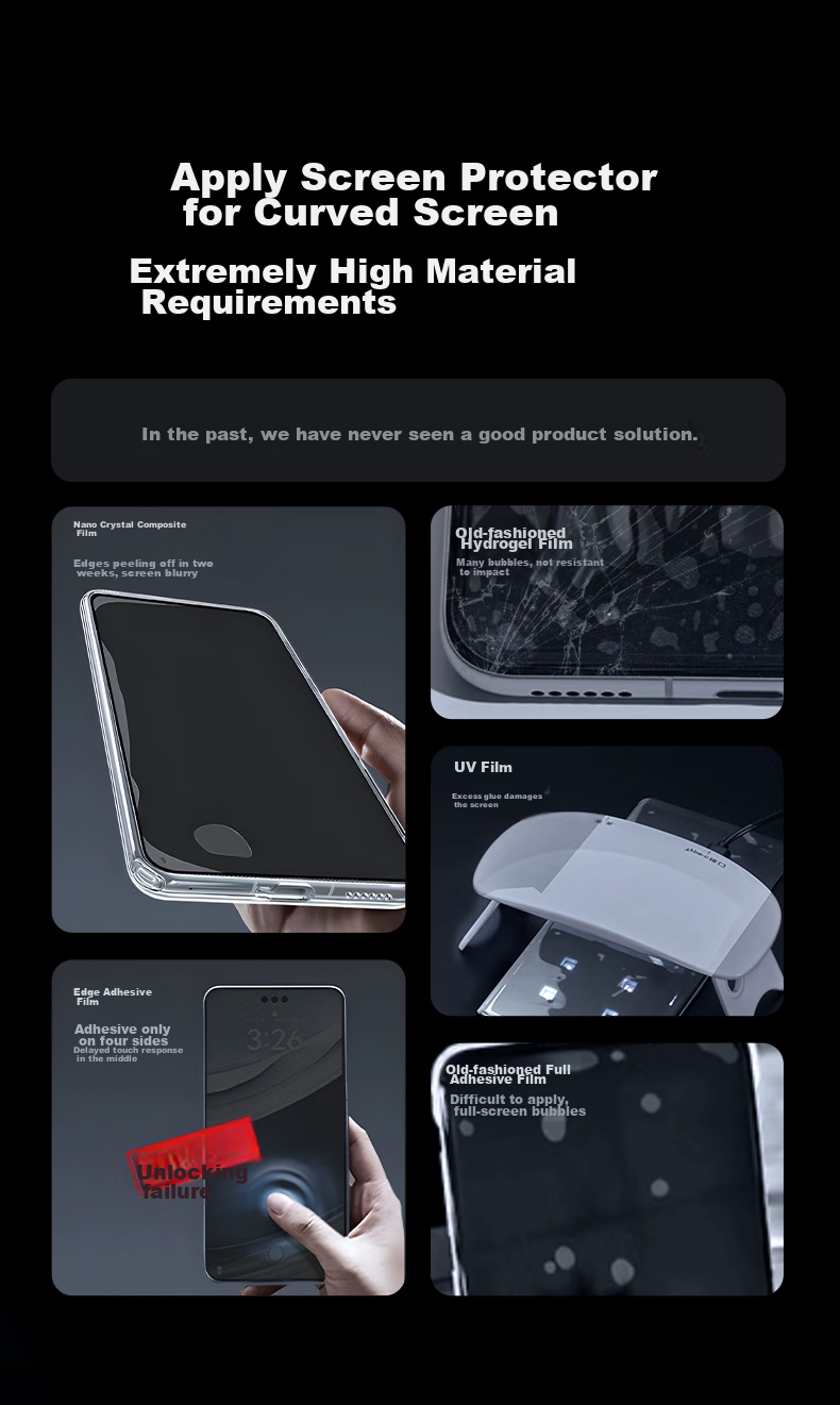 Защитная пленка DIVI Ice Ceramic Film для Huawei Pura70, полноадгезионная, гидрогелевая, противоударная, антибликовая, противоотпечатки