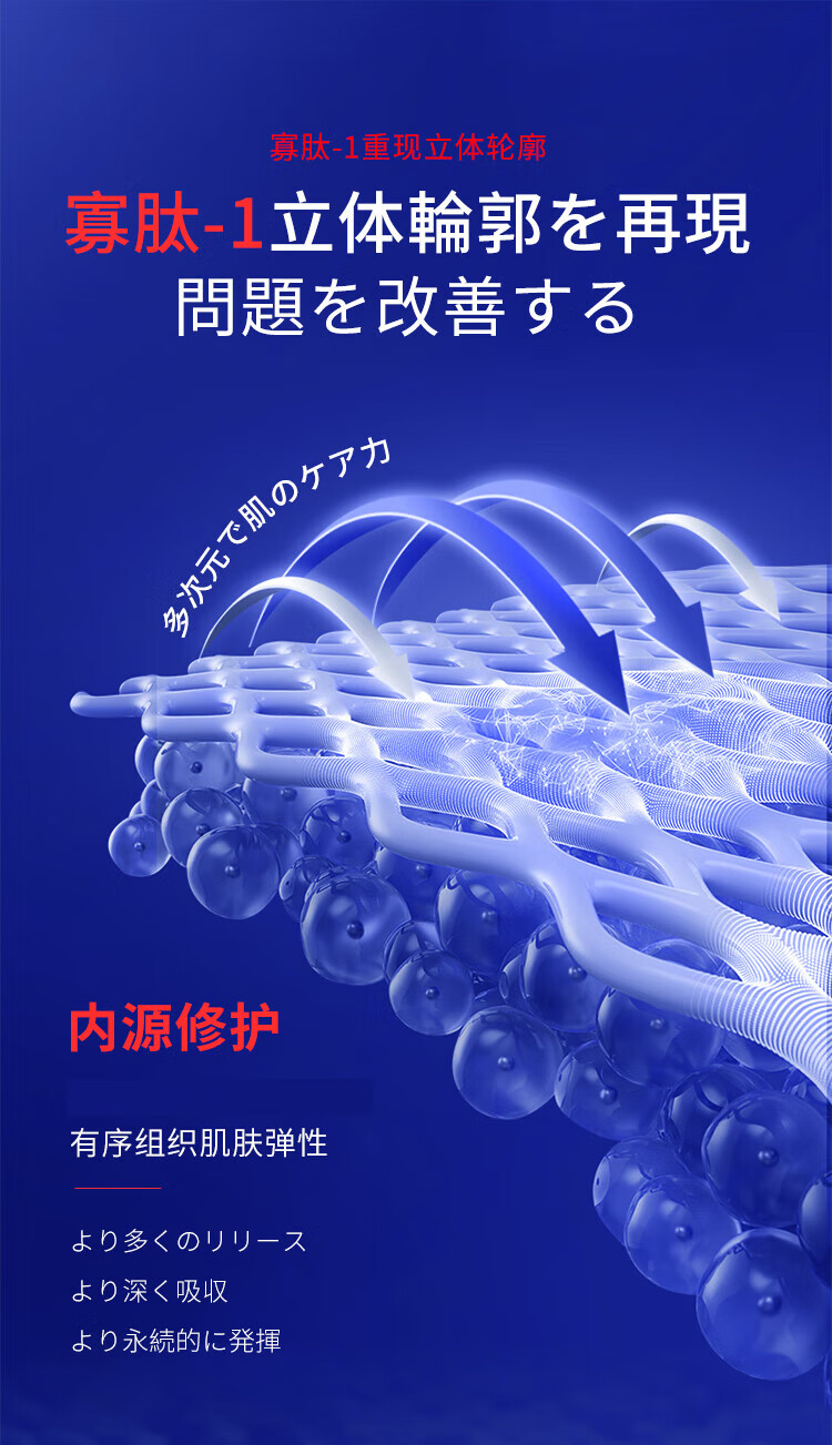 BAILUHUI水光抗皱皱紧致提拉紧致补水保湿抗皱纹脸部淡化细纹干纹法令纹胶原重组面霜男女士20g