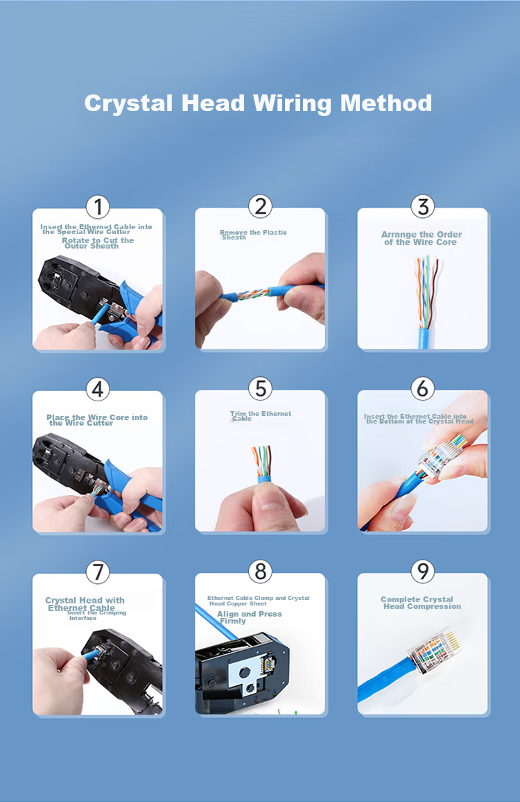 Разъемы RJ45 SAMZHE для кабелей Cat6, экранированные, 10 шт.