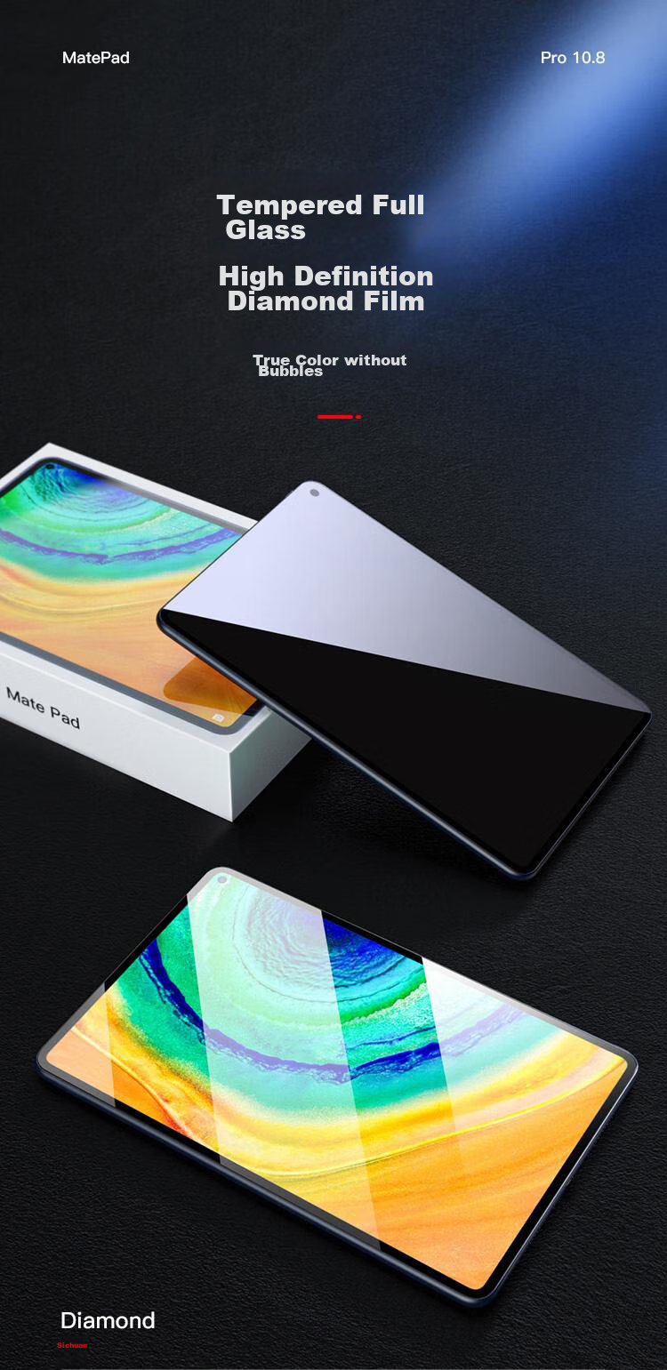 BIAZE Защитная пленка для экрана Huawei MatePad Pro 10.8-дюймовый, высококачественная, из закаленного стекла, износостойкая и устойчивая к царапинам