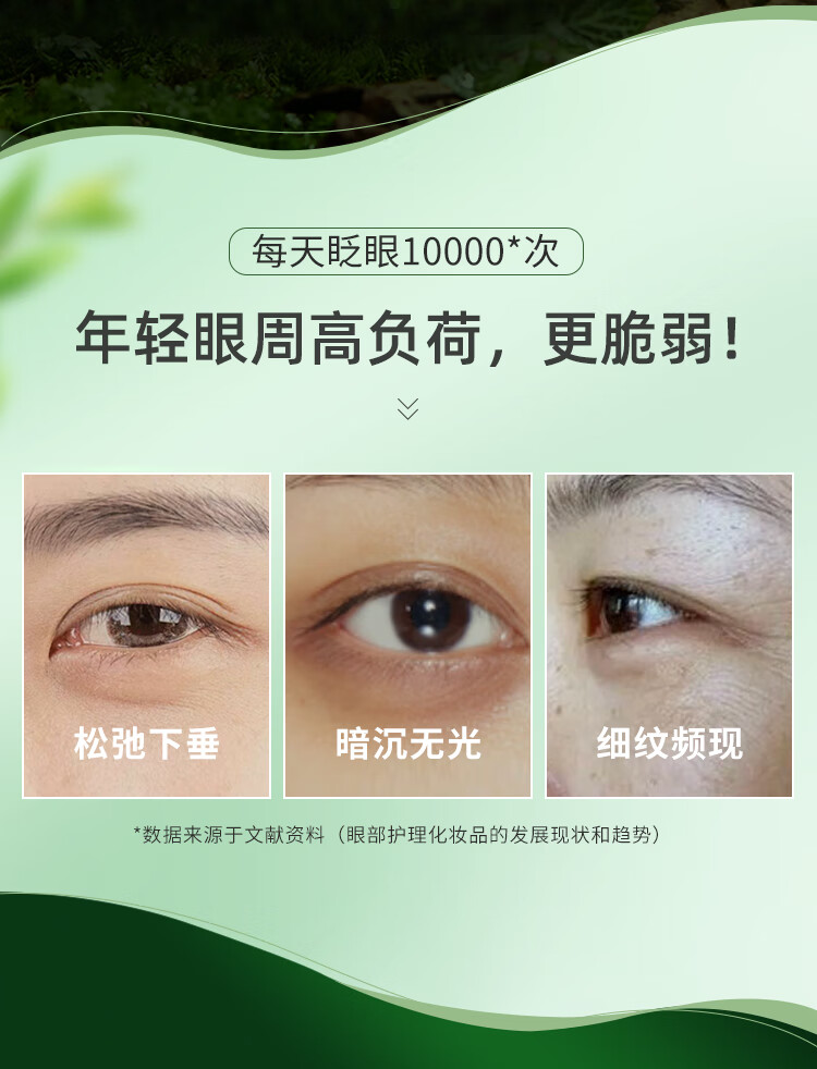 植物医生石斛兰舒纹震动眼霜补水保湿提拉紧致抗皱眼袋黑眼圈眼纹 20g