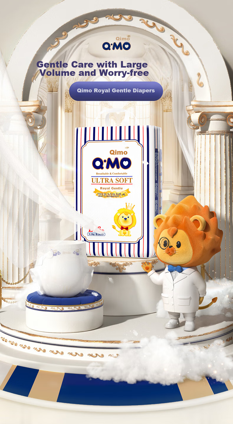 Подгузники Q-MO Royal Ultra Soft