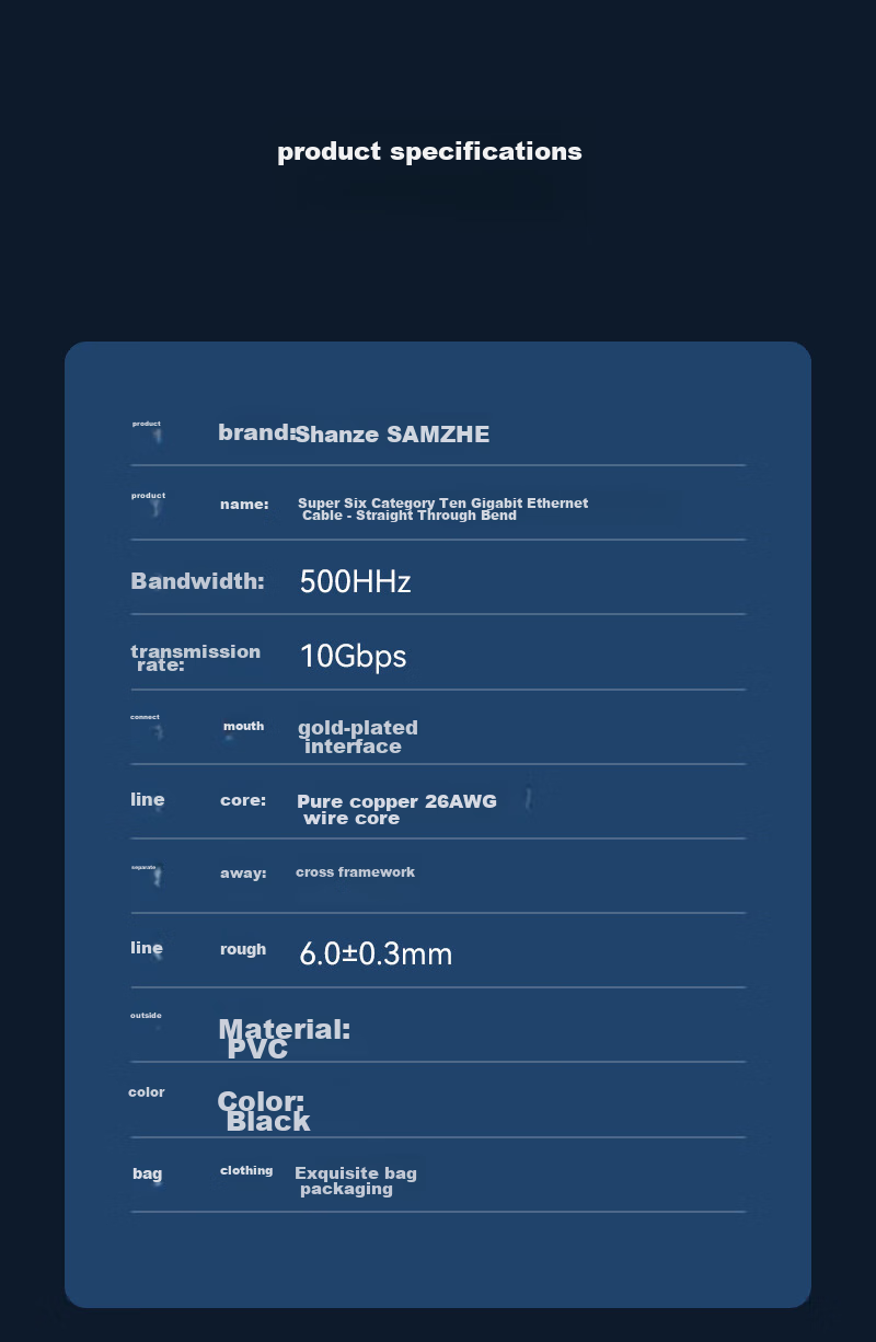 Кабельная сборка SAMZHE Cat6 Ethernet Right-Angle Elbow, 10 Gigabit Network Cable, 1 метр, черный