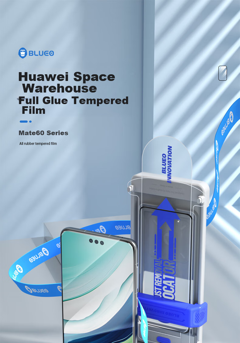Защитное стекло Lanxingxiansheng для Huawei Mate60 Pro/Pro+/RS, закаленное стекло с полным покрытием, термоформованное изогнутое стекло для защиты экрана телефона