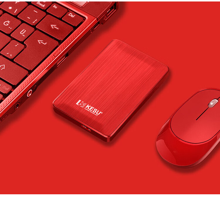 Портативный внешний жесткий диск KESU, 500 ГБ, USB 3.0, стильный черный, 2,5 дюйма, для резервного копирования файлов и фотографий, внешний накопитель