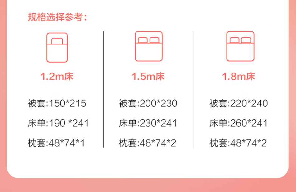 LOVO 罗莱生活旗下 乐蜗家纺床上三/四件套全棉纯棉被套床单双人套件 贴面亲亲-超柔床品 1.8米床(适配220×240被芯)