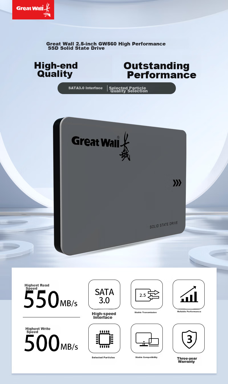 SSD накопитель Great Wall 512GB