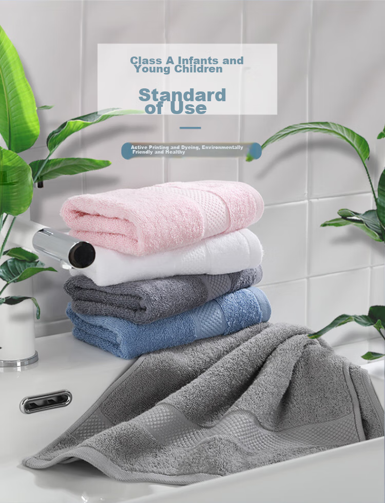 Grace 7A Grade Antibacterial Towel, Pure Cotton Absorbent, Plain Soft Face Towel, Single Pack, Lotus Pink