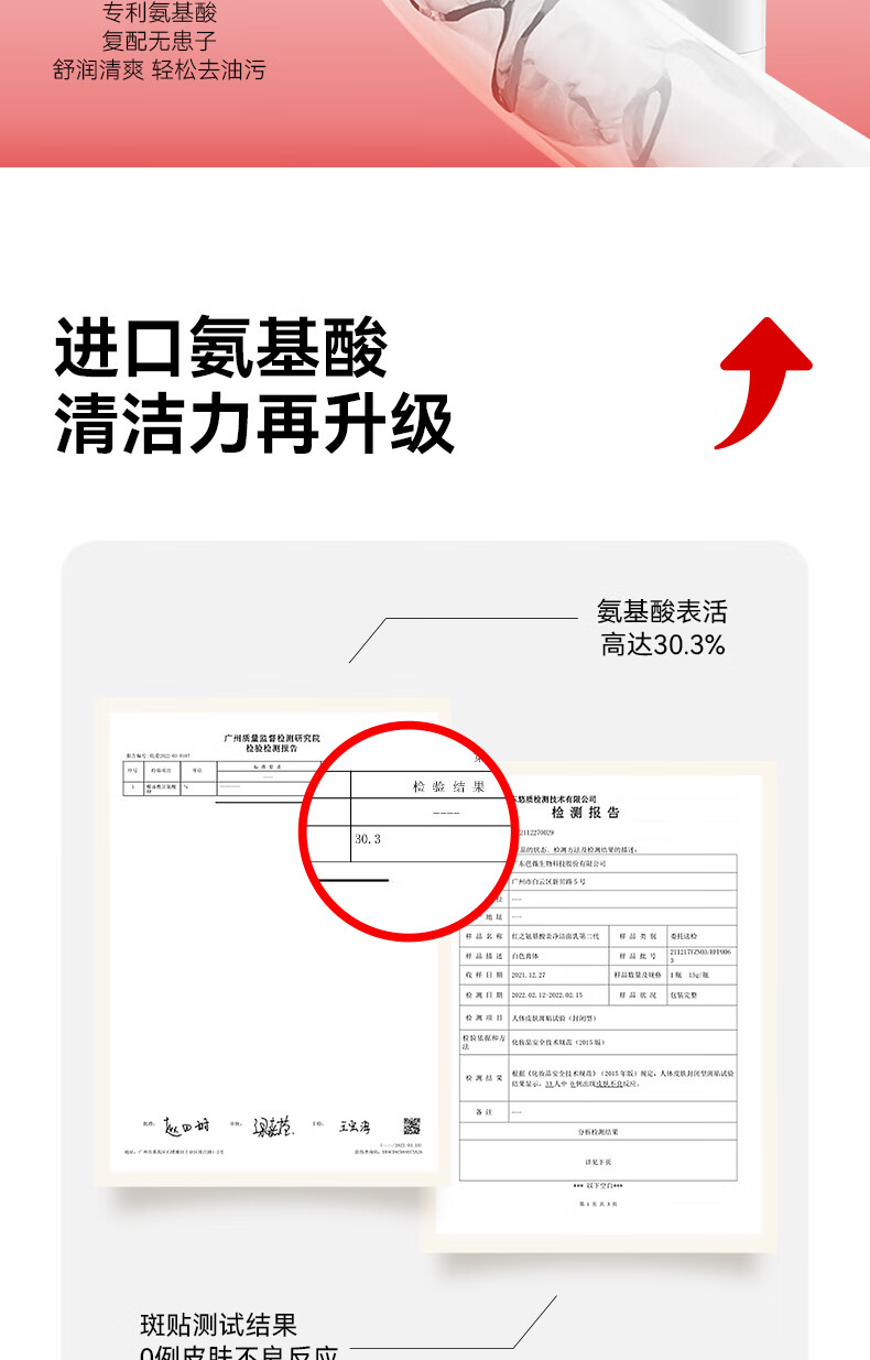 红之（HungChi）红之小亲净洁面乳控油氨基酸洗面奶女学生深层清洁毛孔温和舒缓