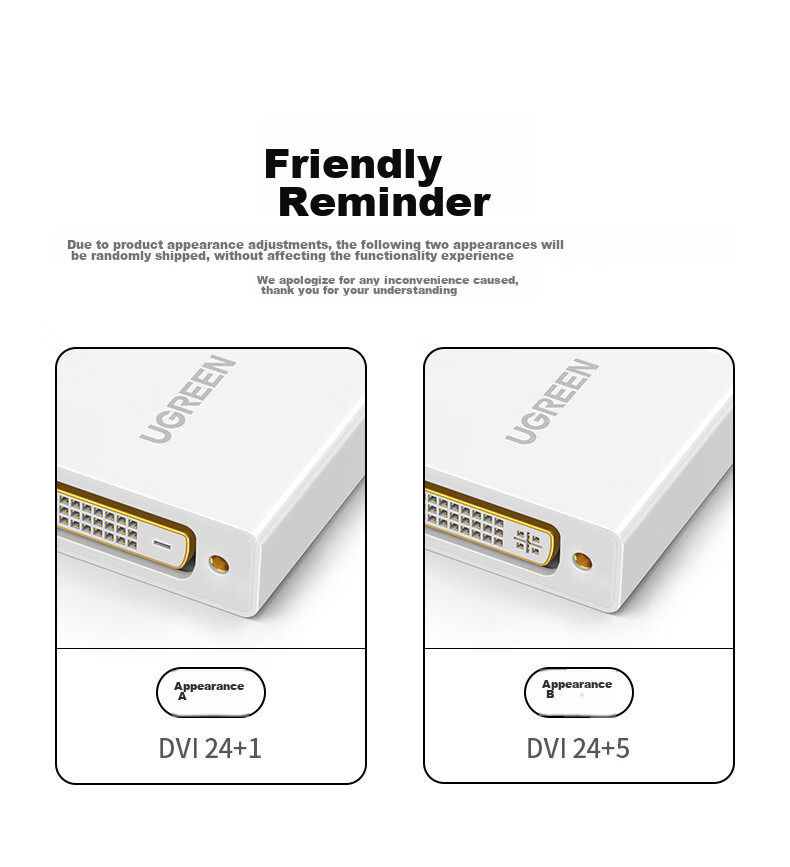 UGREEN Mini DP to DVI конвертер кабель, Mini DP Thunderbolt 2 адаптер, совместимый с Apple Surface ноутбуками для подключения проекторов и мониторов