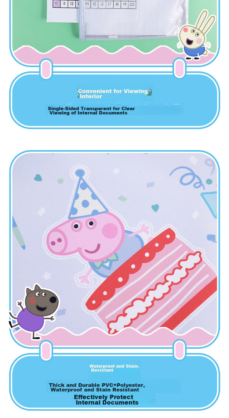 Пенал KOKUYO Peppa Pig Collaboration Series, синий, 1 шт.