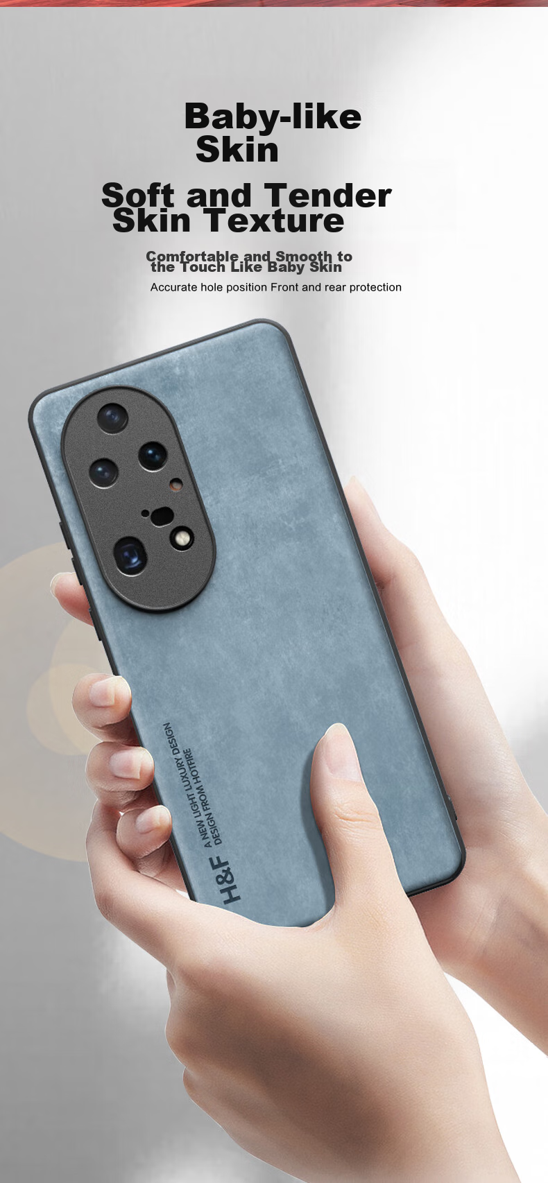 Чехол HotFire для Huawei P50, черный, из натуральной кожи