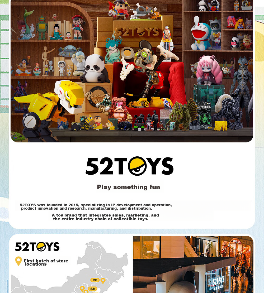 Коллекционная фигурка 52TOYS "Ежедневная серия Крейон Син-чан", слепая коробка, 6 шт. в комплекте