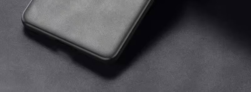 POZZO Чехол для Huawei Mate60, противоударный, защита объектива, мягкий чехол из натуральной кожи ягненка, серый