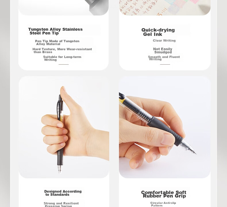 Гелевая ручка PILOT G-2 Gel Pen, черная, 0.7 мм, автоматическая, сменный стержень