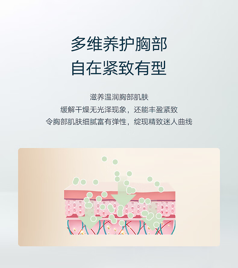 摩亭官方丰韵美胸乳霜 胸部护理精华 产后饱满快速修护 明星辣妈同款 美胸霜 30g+美胸精华 30ml