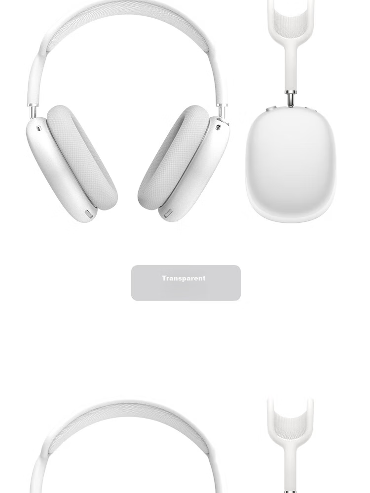 Защитный чехол ESCAPE для AirPods Max, прозрачный, силиконовый