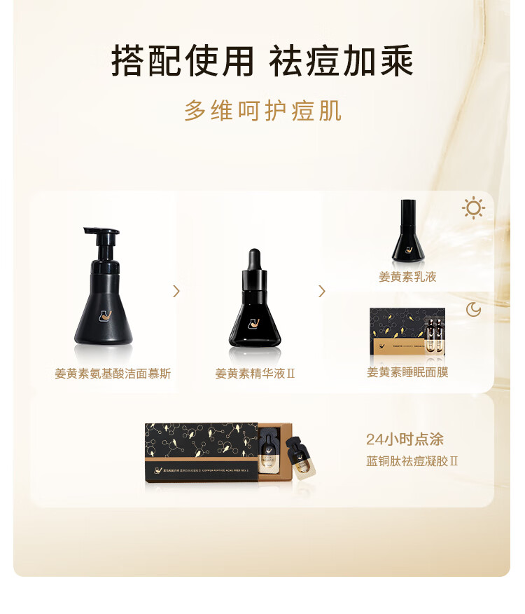 菜鸟和配方师蓝铜肽祛痘凝胶16粒0.5ml/粒 修护控痘淡化痘印护肤品 新旧款随机
