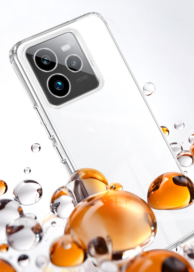 Защитный чехол KOOLIFE для Realme GT7 Pro, прозрачный, силиконовый, с защитой линз, противоударный