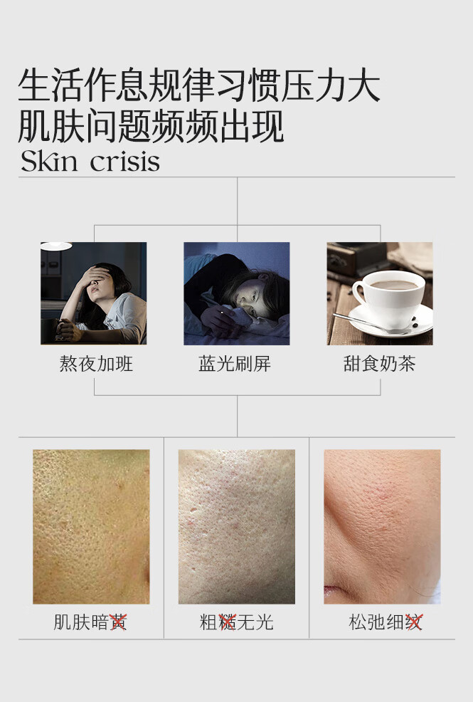 HKH虾青素羊胎盘素补水保湿提亮嫩肤淡纹护肤品次抛面部胶囊精华液